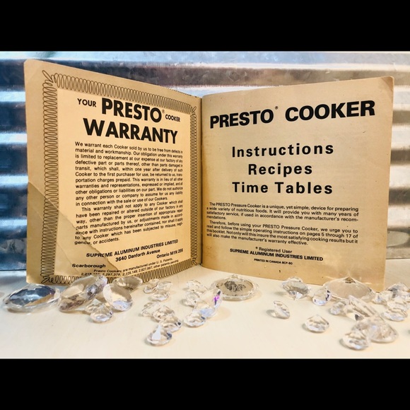 Vintage Cookbook Presto Slow Cooker Recipe - Picture 3 of 7